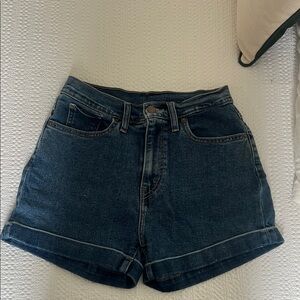 Levi's Dark Blue Women's Jean Shorts
